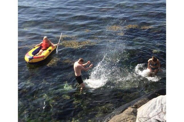 Aheim Smastranda Fjord Lodge מראה חיצוני תמונה